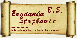 Bogdanka Stojković vizit kartica